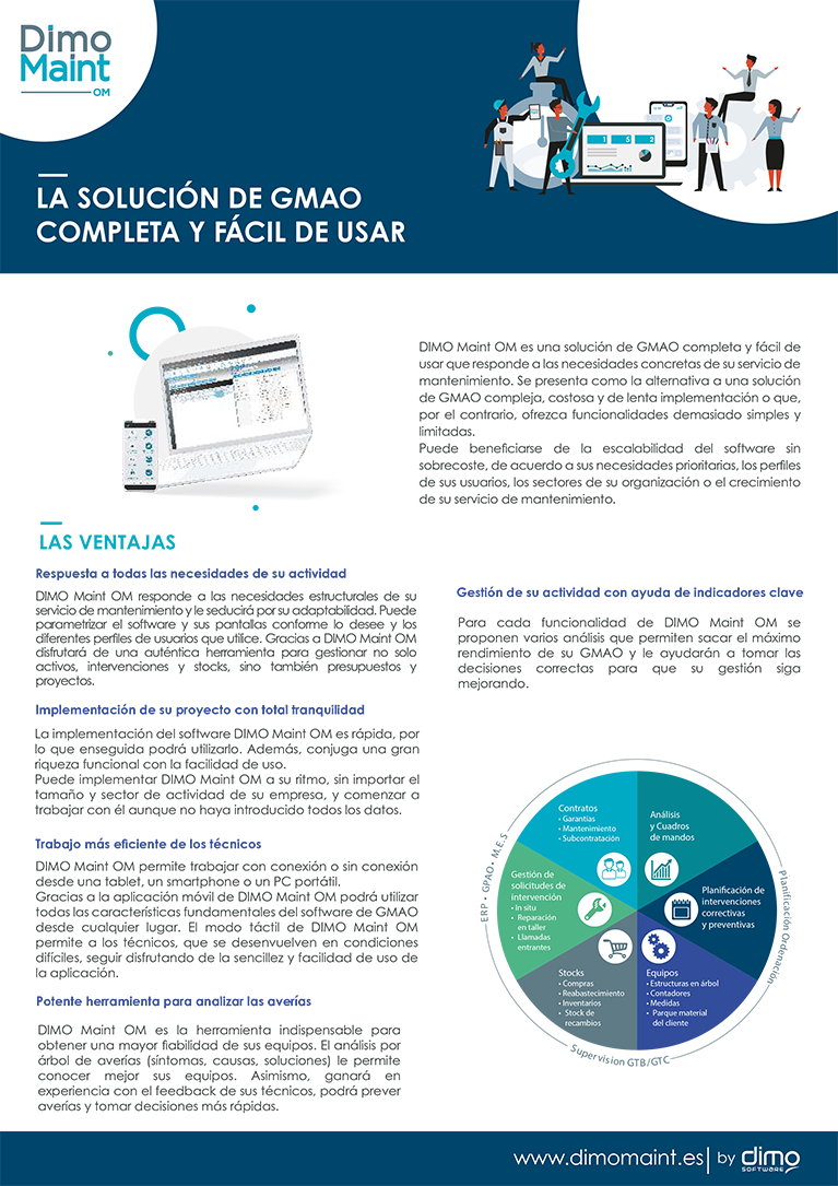 ficha de producto DimoMaint om