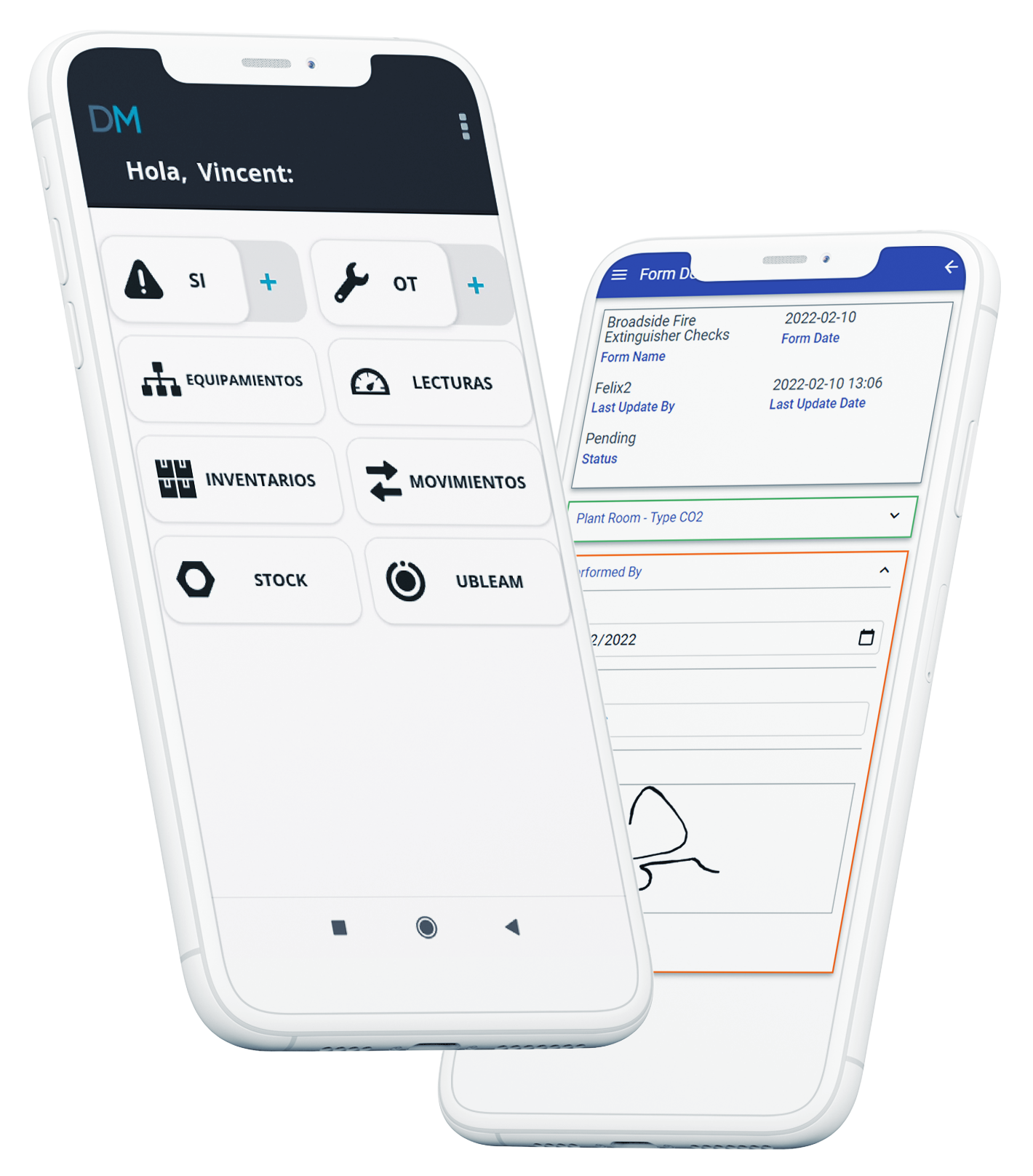 Mejora la eficacidad en el terreno usa la app móvil DimoMaint