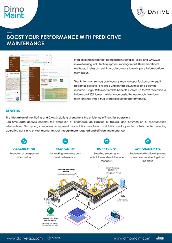 CMMS - IoT - Predictive maintenance