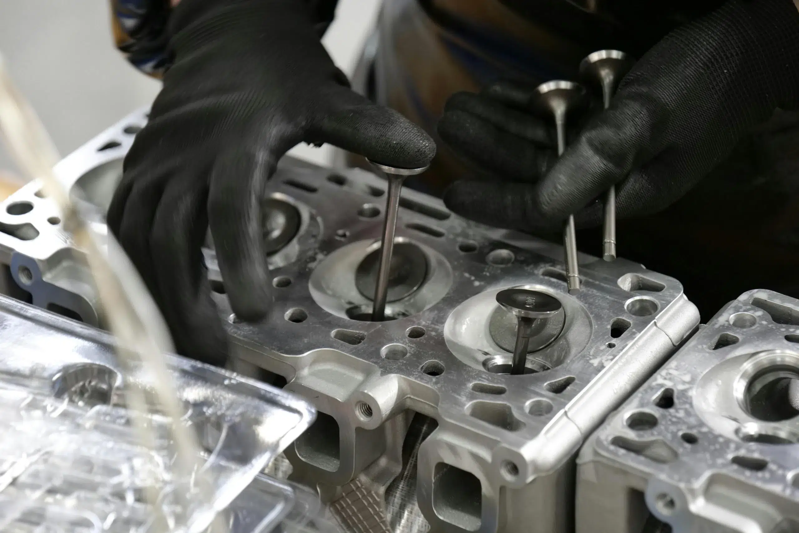 Detailed preventive maintenance servicing of critical engine components in a manufacturing facility to reduce unplanned downtime and improve equipment reliability.