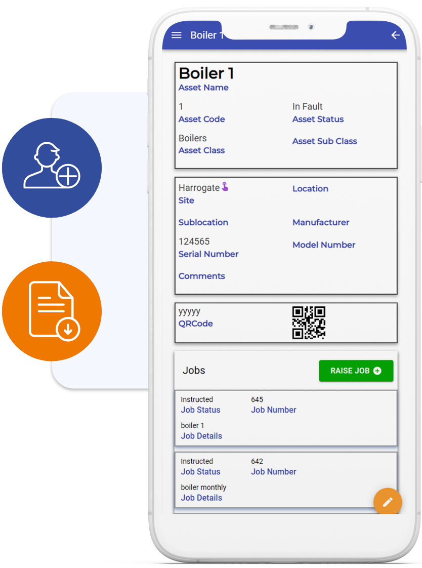 mobile app Access essential data for your sites and equipment through the mobile app and QR code management.