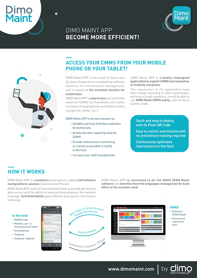 Product sheet DIMO Maint APP